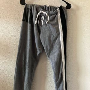 PINK grey sweatpants
